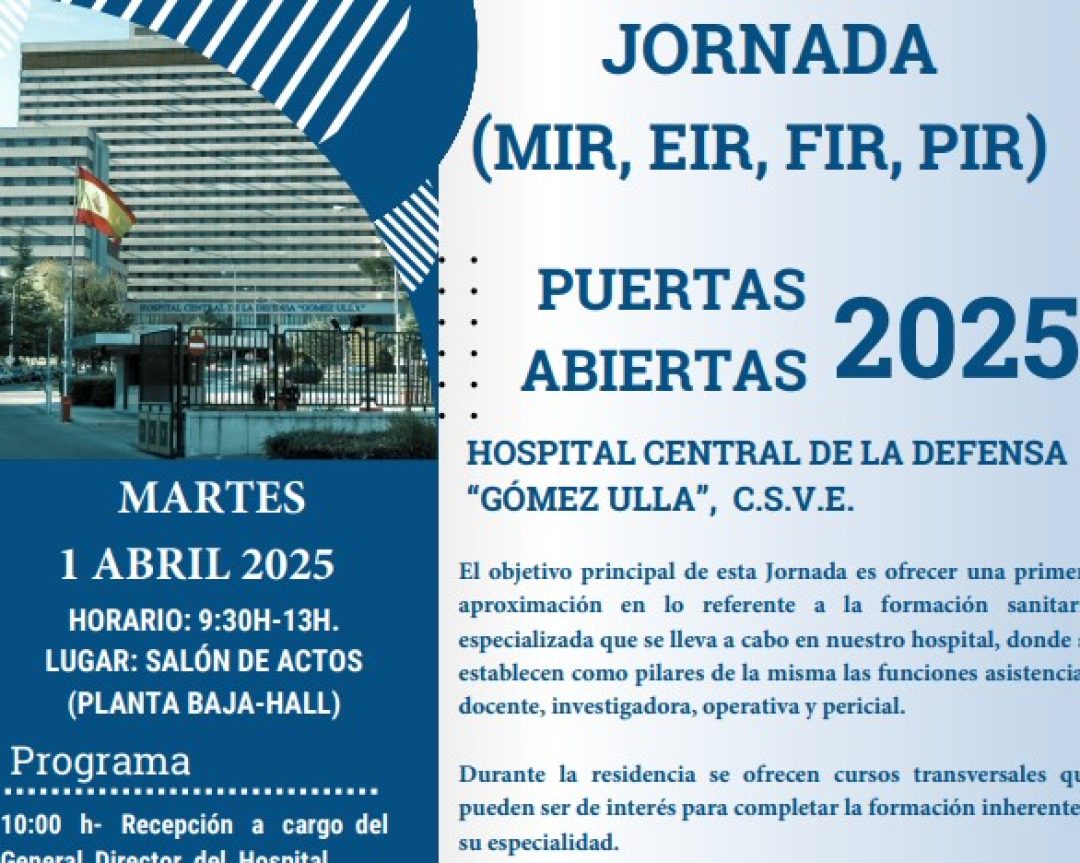 JORNADA (MIR, EIR, FIR, PIR) PUERTAS ABIERTAS 2025