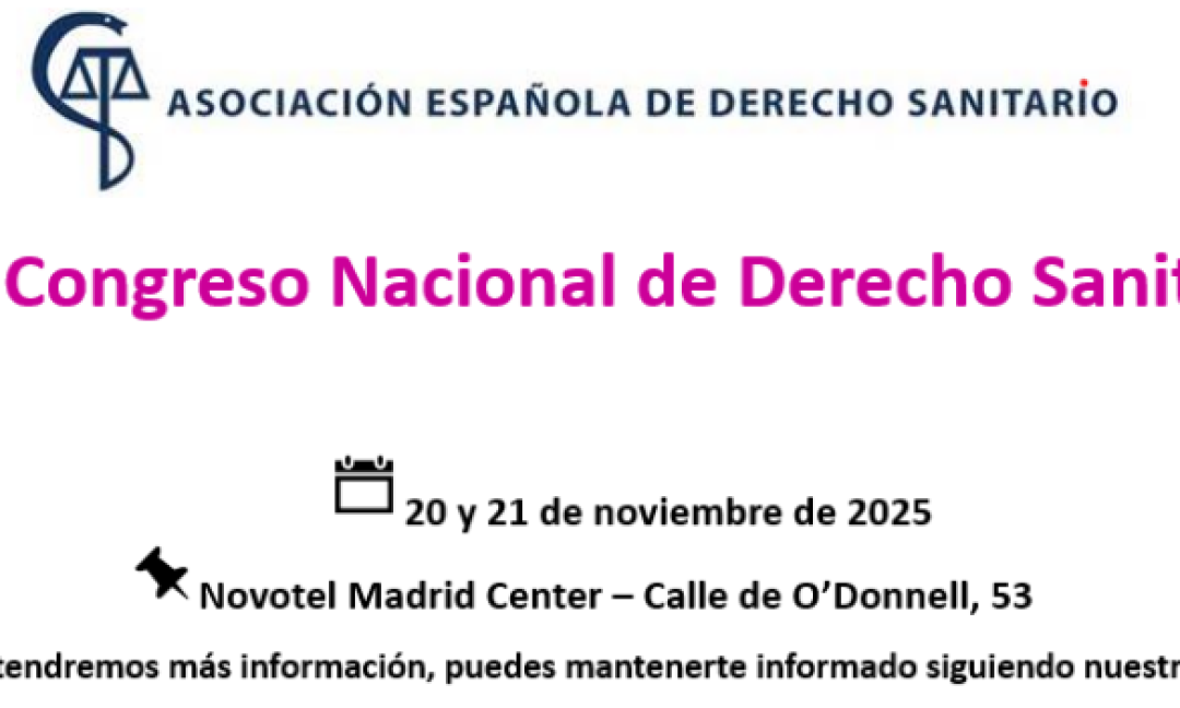 Select XXXI Congreso Nacional de Derecho Sanitario